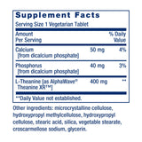 Cápsula Life Extension Theanine XR, relajación consciente sin somnolencia.