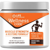 Ingredientes clave Life Extension Wellness Code para apoyar músculos.