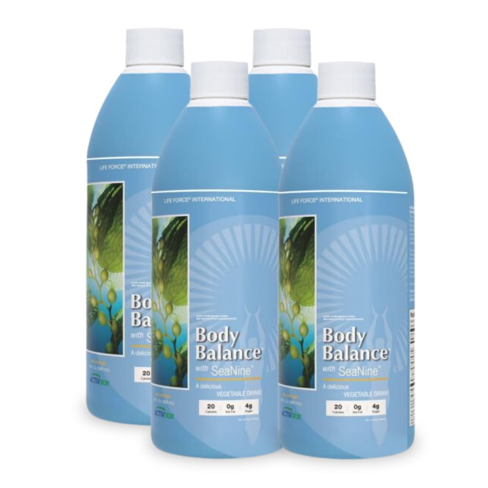 Life Force Balance bote frontal, ideal para la ingesta diaria de nutrientes.