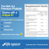 Life-Space Bowel Biotic certificaciones y calidad, respaldo de seguridad