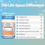 Life-Space probiótico para niños, producto hecho en Australia
