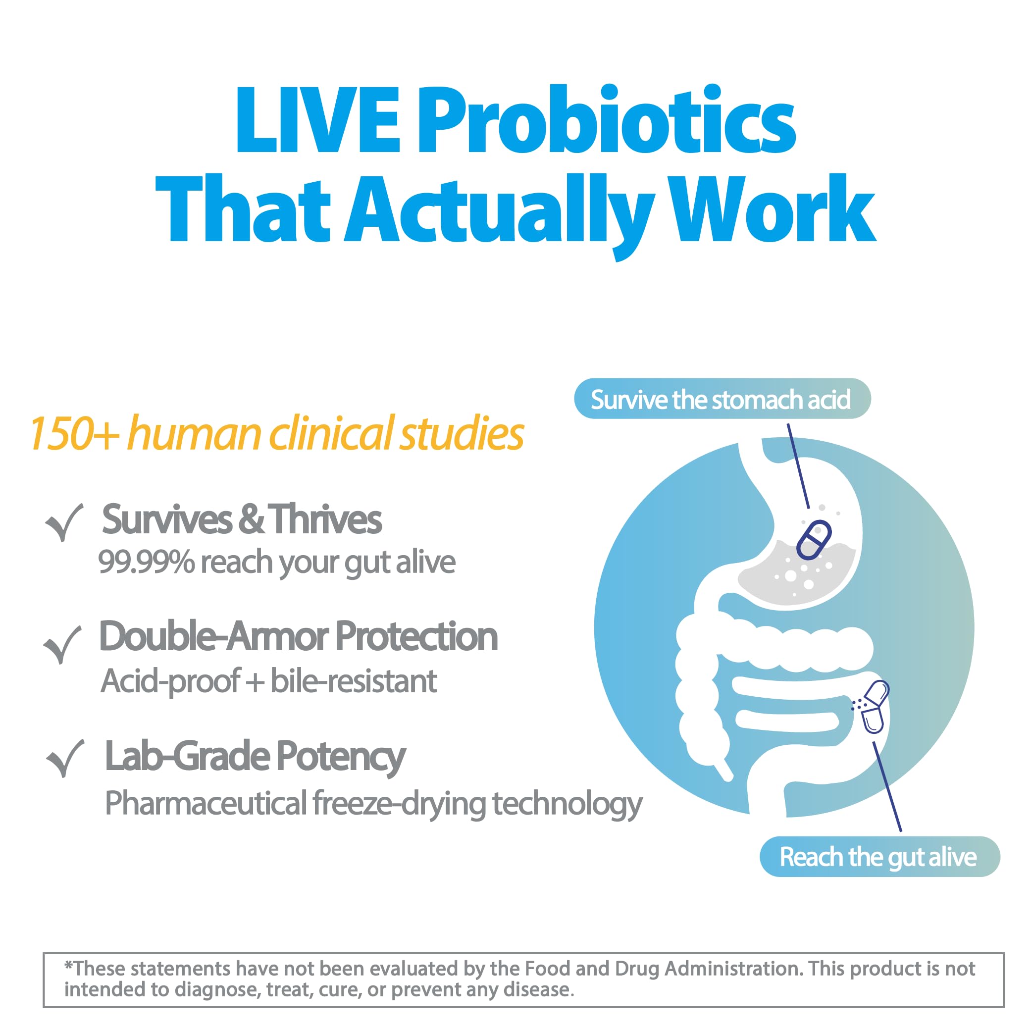 Life-Space Probiotic 60+ sello de calidad australiano.