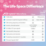 Life-Space Probiotic para mujeres, controles de calidad, seguridad y consistencia garantizadas