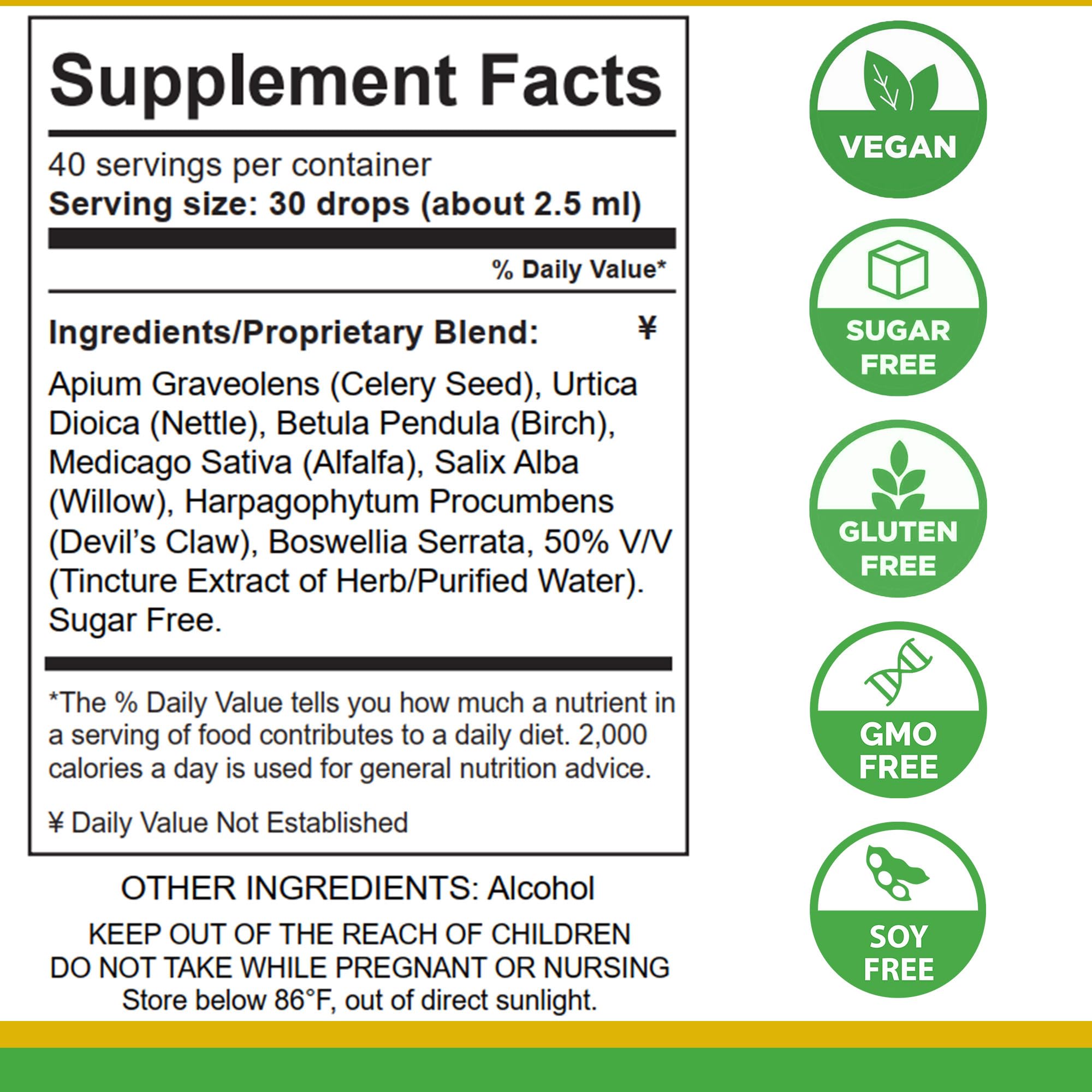 Life Tones Uric Acid Support etiqueta clara para entender ingredientes y beneficios.