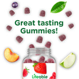 Lifeable B Complex Gummies sabor fresa: uso diario.