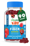 Lifeable gominolas fibra prebiótica para niños: dosificación diaria para apoyo digestivo.