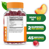 Lifeable gomitas D3 para mejor absorción de calcio y huesos