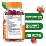 Lifeable Kids Immune Support Gummies, sabor frutal, fácil de masticar para la rutina diaria