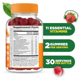 Lifeable gomitas multivitamínicas, 90 gomitas a un lado, comodidad para 45 porciones