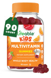 Lifeable Kids gomitas multivitamínicas, frente al bote, apoyo diario para la salud general de niños
