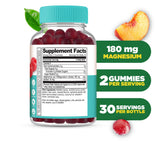 Gomitas Lifeable Magnesium Citrato sabor frambuesa, opción sabrosa para suplementación diaria.