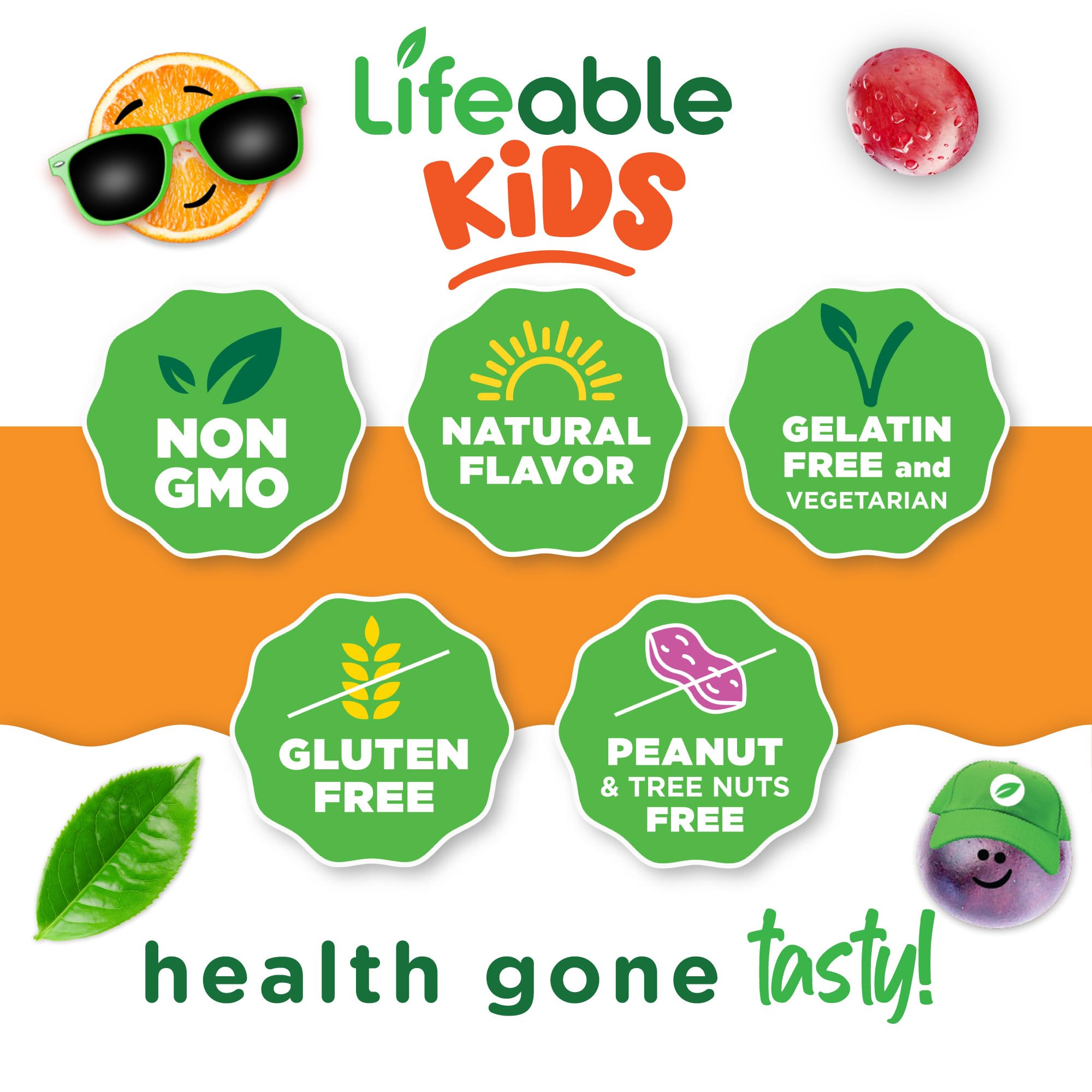 Gominotas biotina vegetarianas Lifeable, aptas para dietas sin carne.