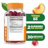 Lifeable gomitas de vitamina B6: sabor fresa, fácil de masticar para uso diario.