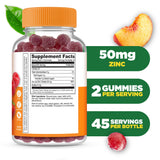 Textura gomosa de Lifeable Zinc Gummies para consumo diario fácil