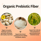 Lifeatlas prebiotico orgánico que apoya la digestión y el equilibrio.