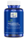LIFE CAPX Magtein cápsulas en frasco, apoyo diario para memoria y concentración.