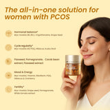 LIFEFRIEND cápsulas de inositol veganas para soporte hormonal suave.