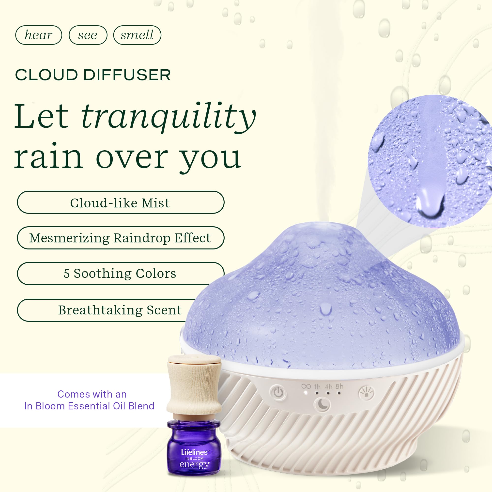 Lifelines: efecto de lluvia suave para crear un ambiente calmante