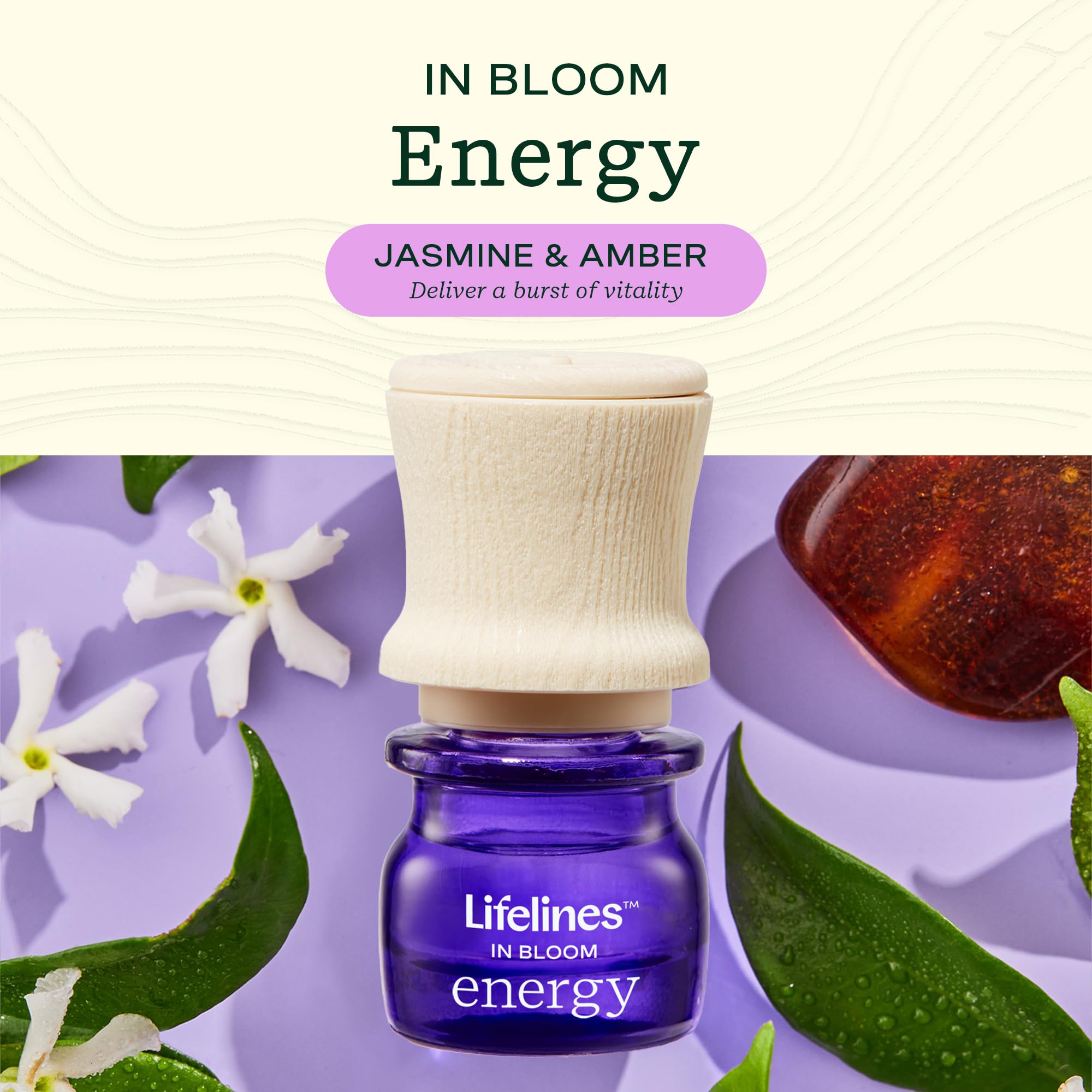 Lifelines: mezcla Jazmín-Ámbar para fragancia floral suave