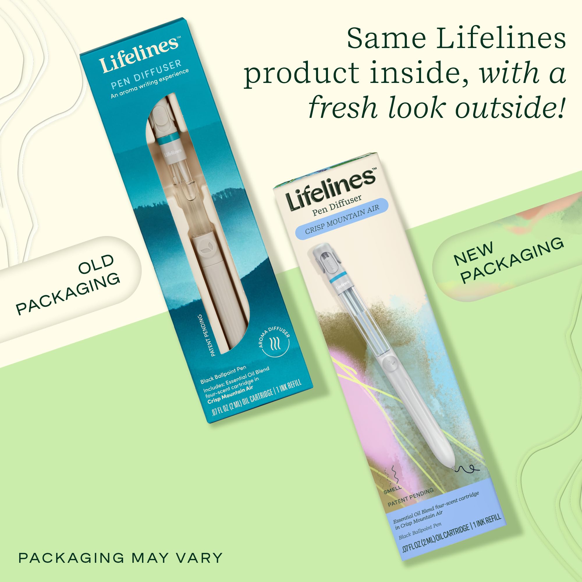 Lifelines Pen Diffuser aceites puros sin parabenos ni colorantes