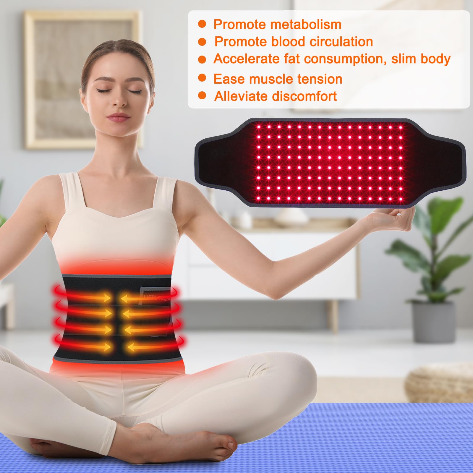 lifelt8um control inteligente del cinturón para personalizar sesiones en casa.
