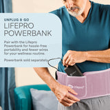 LifePro Allevared conexión USB facilita sesiones desde la computadora.