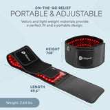 LifePro cinturon luz roja portátil cabe en bolso para uso en casa