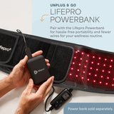 LifePro portátil luz roja terapia para movilidad diaria.