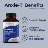 LifeSeasons Anxie-T toma diaria en rutina matutina para apoyo al enfoque.