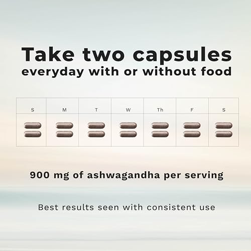 LifeSeasons Ashwagandha: etiqueta clara facilita identificar la dosis diaria.