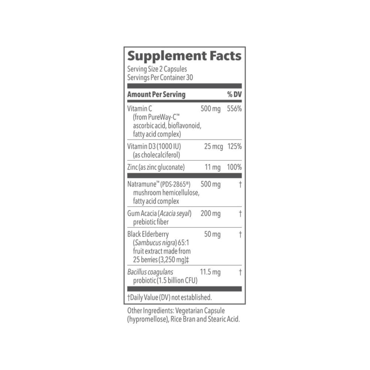 LifeSeasons Clinical Immunity Daily Boost: cápsulas para fortalecer defensas diariamente.