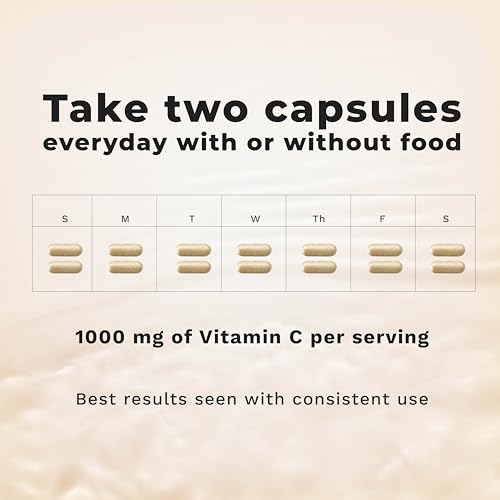 LifeSeasons Essentials Vitamina C capsulas, primer plano de cápsulas para antioxidantes y energia diaria.