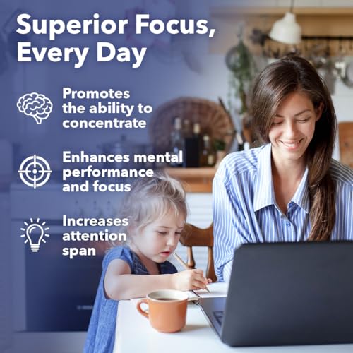 LifeSeasons Focus-R, cápsulas, posible mejora de foco para estudio o trabajo.