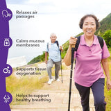 LifeSeasons Lung Capaci-T: cápsulas que simbolizan dosis para apoyar la función pulmonar.