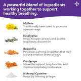 LifeSeasons Lung Capaci-T: ingredientes clave para apoyar la salud respiratoria.