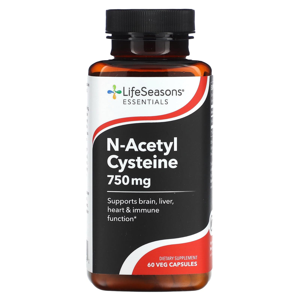 LifeSeasons NAC cápsulas en bote: conveniente apoyo antioxidante diario