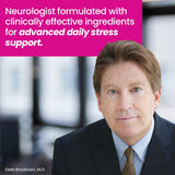 LifeSeasons NeuroQ Calm Focus: primer plano de ingredientes para claridad mental