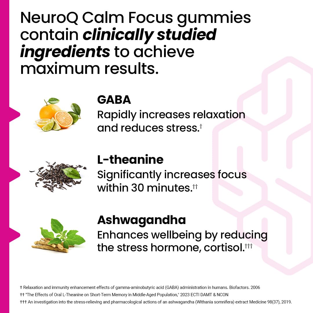LifeSeasons NeuroQ gomitas textura dulce y atractiva para consumo diario