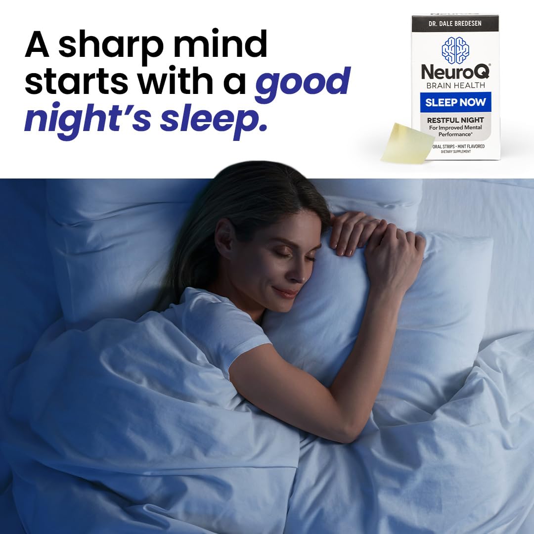 LifeSeasons NeuroQ Sleep Now: usuario sosteniendo tira para sueño natural.