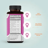 LifeSeasons PreMense-T contiene jengibre para apoyar el equilibrio hormonal.