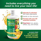 Life's Fortune muestra absorción rápida de vitaminas y minerales en líquido.