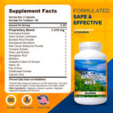 Etiqueta LifeSource Anti-B en primer plano para ver ingredientes clave