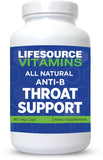 LifeSourceVitamins Apoyo de Garganta, botella: alivio natural para molestias de garganta.