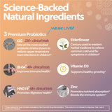 Mezcla fácil en agua o jugo con Life-Space Ninos