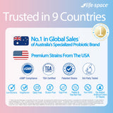 Life-Space Probiotic frasco de 50 cápsulas para uso diario