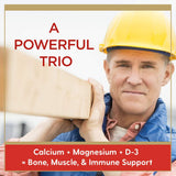 Vaso LifeTime Calcium Magnesium con sabor a fresa para consumo diario.
