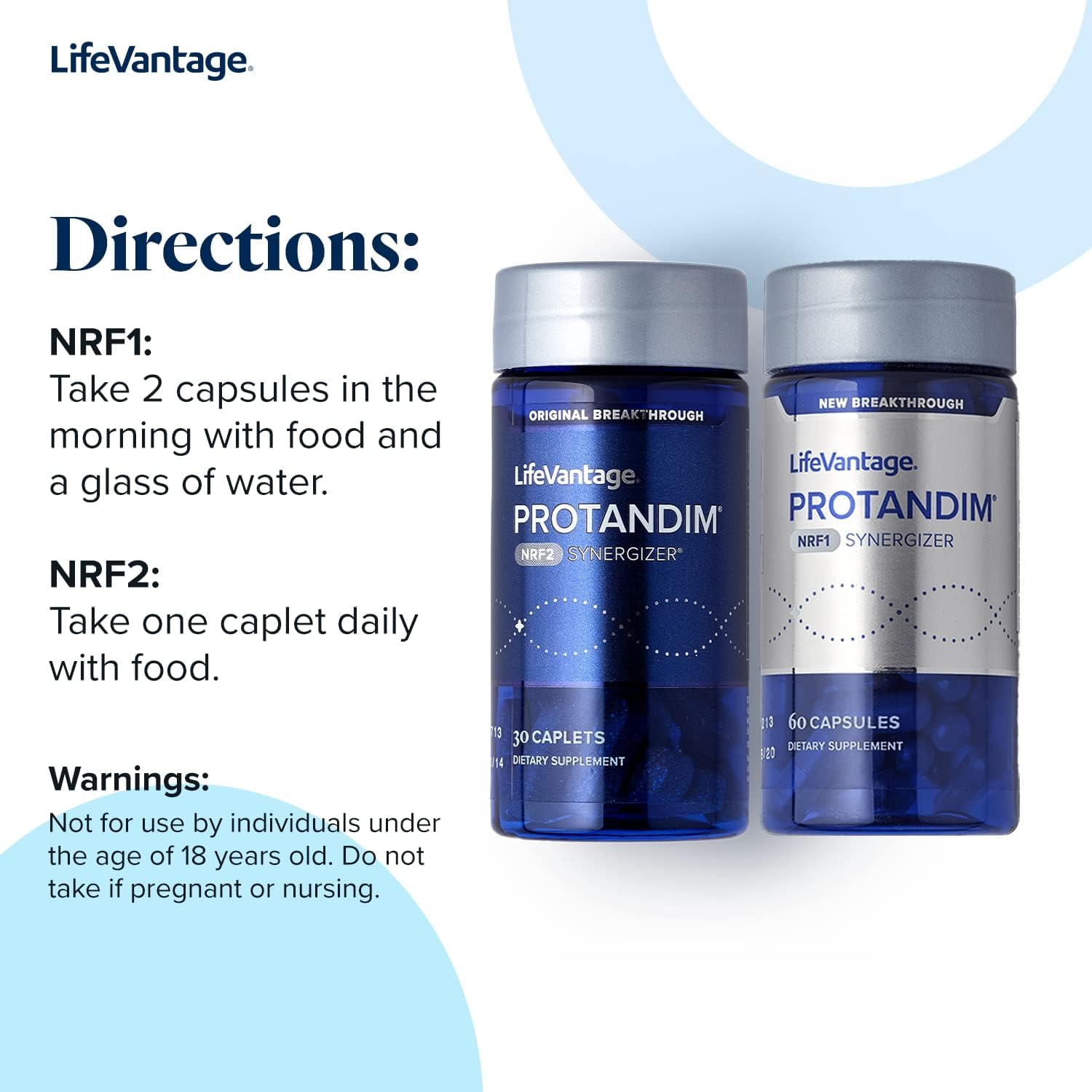 Protandim de LifeVantage, presencia de cúrcuma y té verde para bienestar diario.