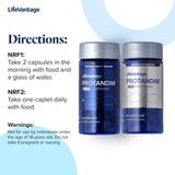 Protandim de LifeVantage, presencia de cúrcuma y té verde para bienestar diario.