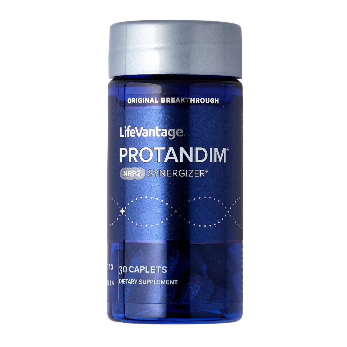 Protandim Nrf2 Synergizer de LifeVantage, bote de cápsulas, apoyo a la vitalidad diaria.