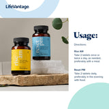 LifeVantage Reset PM en cocina para apoyar relajación nocturna